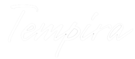 Tempira-Logo, geschwungene Schrift