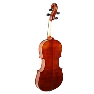 Viola Mastri Standard Rückseite: Ahornboden, 2-teilig, mit rotbraunem Lack und hellem Halsgriff.